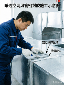 how to use duct sealant